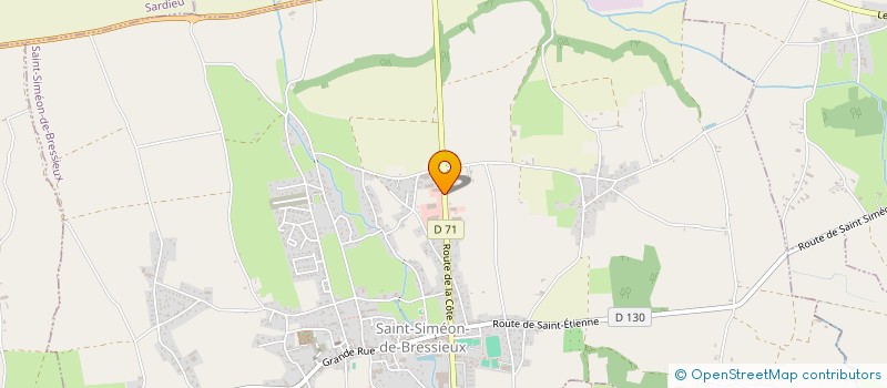 localisation de l'entreprise MONSIEUR BENJAMIN PERENON  SAINT-SIMEON-DE-BRESSIEUX