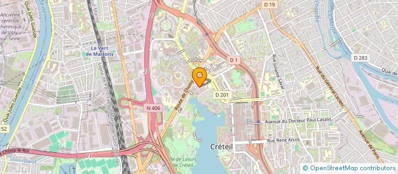 localisation de l'entreprise MONSIEUR BENJAMIN PEREZ  CRETEIL