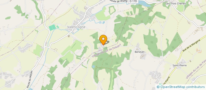 localisation de l'entreprise MONSIEUR BENJAMIN PEREZ  VALENCOGNE