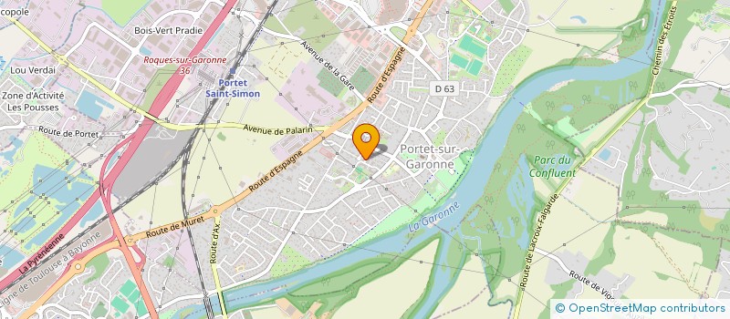 localisation de l'entreprise MONSIEUR BENJAMIN PEREZ  PORTET-SUR-GARONNE