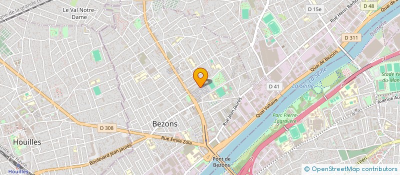 localisation de l'entreprise MONSIEUR BENJAMIN PEREZ  SAINT-BRICE-SOUS-FORET