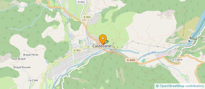 localisation de l'entreprise MONSIEUR BENJAMIN PEREZ  CASTELLANE