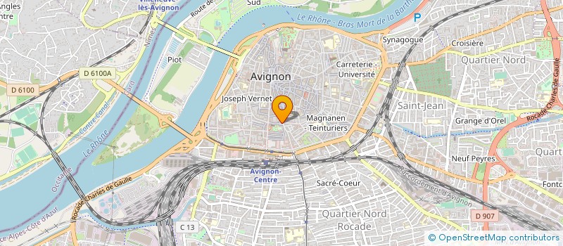 localisation de l'entreprise MONSIEUR BENJAMIN PEROT  AVIGNON