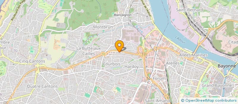 localisation de l'entreprise MONSIEUR BENJAMIN PERRIAT  ANGLET