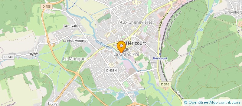 localisation de l'entreprise MONSIEUR BENJAMIN PERSICO à HERICOURT