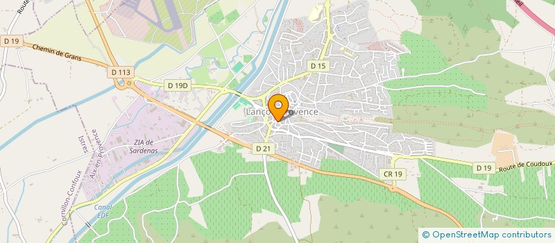 localisation de l'entreprise MONSIEUR BENJAMIN PETIOT  LANCON-PROVENCE