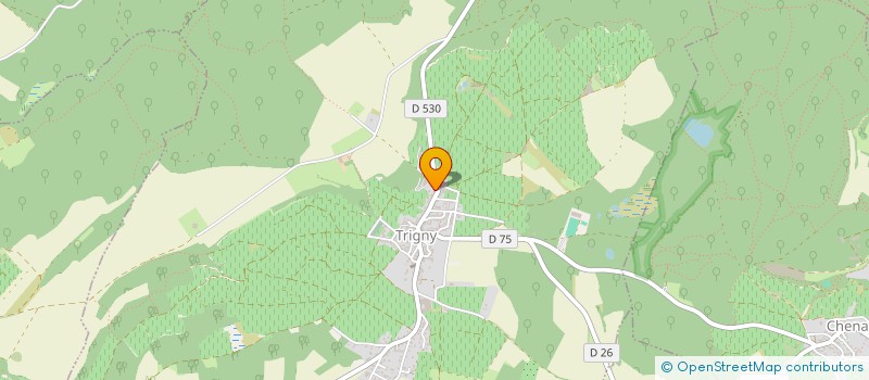 localisation de l'entreprise MONSIEUR BENJAMIN PETIT  TRIGNY