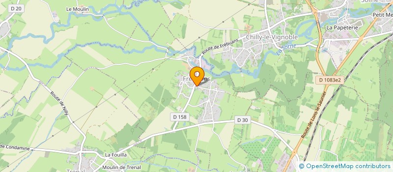 localisation de l'entreprise MONSIEUR BENJAMIN PETIT-RICHARD  FREBUANS