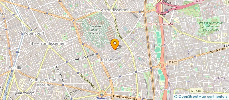 localisation de l'entreprise MONSIEUR BENJAMIN PEUREY  PARIS