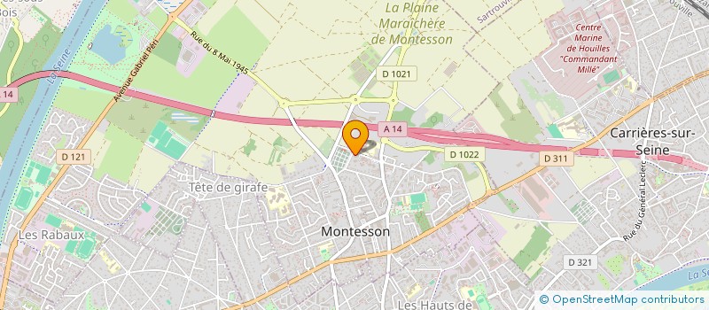 localisation de l'entreprise MONSIEUR BENJAMIN PHAM  MONTESSON