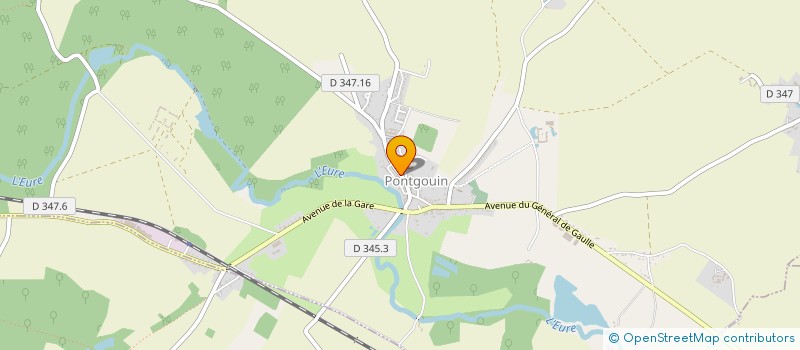 localisation de l'entreprise MONSIEUR BENJAMIN PHILIPPE à PONTGOUIN