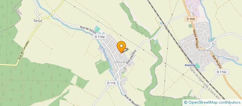 localisation de l'entreprise MONSIEUR BENJAMIN PICARD  IZEURE