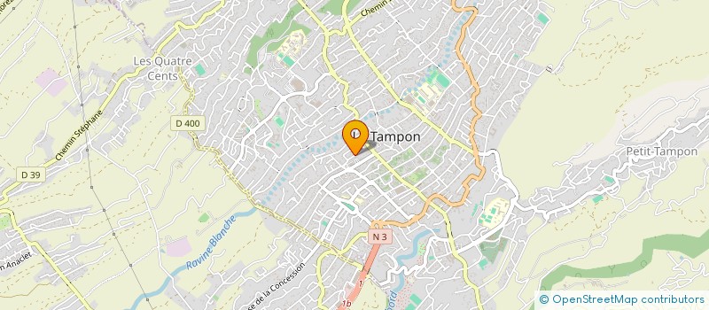 localisation de l'entreprise MONSIEUR BENJAMIN PICARD  LE TAMPON