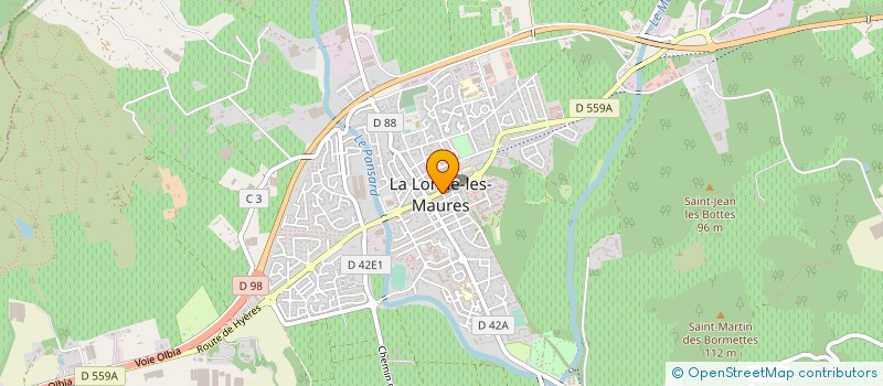 localisation de l'entreprise MONSIEUR BENJAMIN PICCI à LA LONDE-LES-MAURES