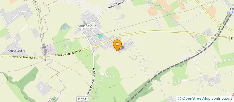 localisation de l'entreprise MONSIEUR BENJAMIN PICOT  SAINNEVILLE