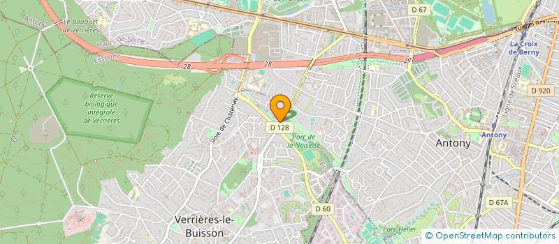 localisation de l'entreprise MONSIEUR BENJAMIN PIERRE à VERRIERES-LE-BUISSON
