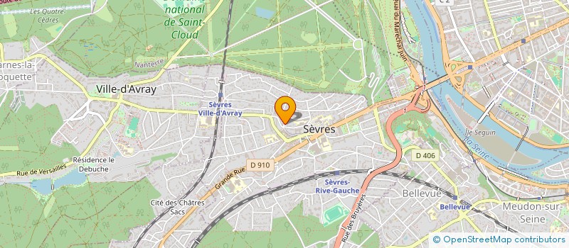 localisation de l'entreprise MONSIEUR BENJAMIN PIERSON à SEVRES