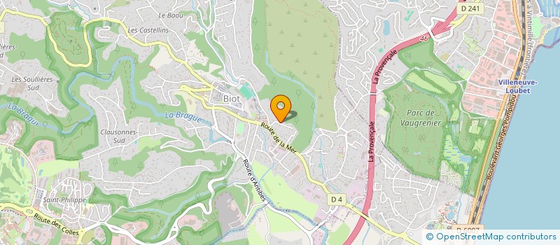 localisation de l'entreprise MONSIEUR BENJAMIN PIERSON  BIOT