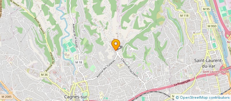localisation de l'entreprise MONSIEUR BENJAMIN PILAS à CAGNES-SUR-MER