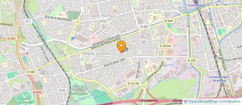 localisation de l'entreprise MONSIEUR BENJAMIN PILLOT à DUNKERQUE