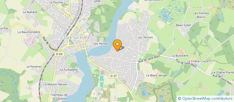 localisation de l'entreprise MONSIEUR BENJAMIN PINEAU à SUCE-SUR-ERDRE