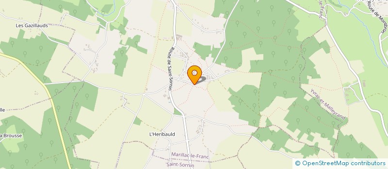 localisation de l'entreprise MONSIEUR BENJAMIN PIVETEAU  MARILLAC-LE-FRANC