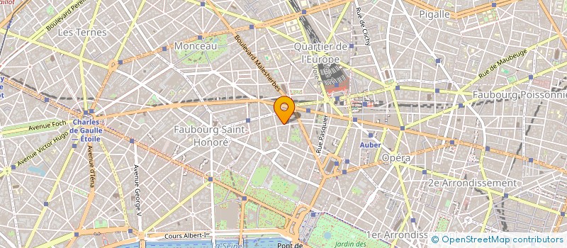 localisation de l'entreprise MONSIEUR BENJAMIN PLANCHENAULT  PARIS