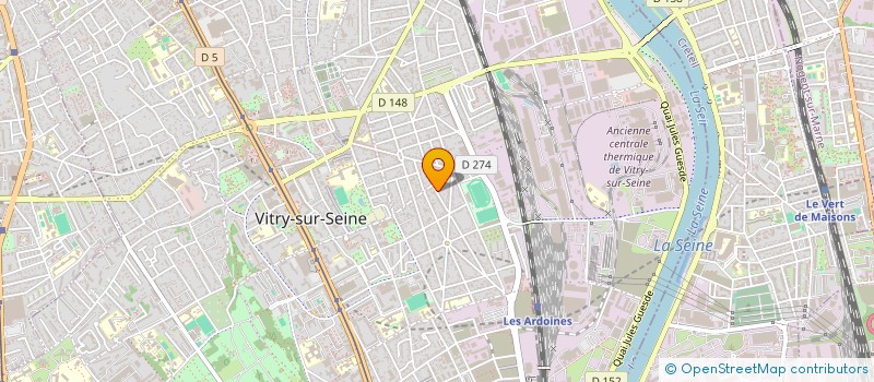 localisation de l'entreprise MONSIEUR BENJAMIN PLAUMANN  VITRY-SUR-SEINE