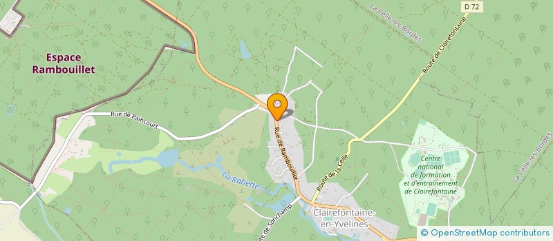 localisation de l'entreprise MONSIEUR BENJAMIN PLOUVIER  CLAIREFONTAINE-EN-YVELINES