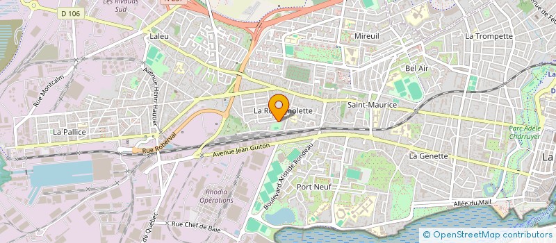 localisation de l'entreprise MONSIEUR BENJAMIN POIRON  LA ROCHELLE