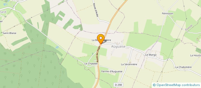 localisation de l'entreprise MONSIEUR BENJAMIN POLICE  AUGUAISE