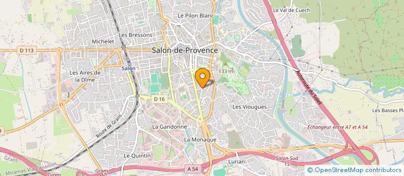 localisation de l'entreprise MONSIEUR BENJAMIN POLIN  SALON-DE-PROVENCE