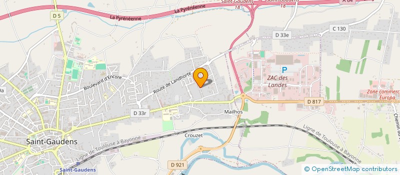 localisation de l'entreprise MONSIEUR BENJAMIN POLLET  MIRAMONT-DE-COMMINGES