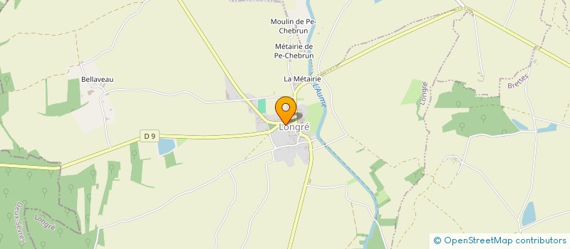 localisation de l'entreprise MONSIEUR BENJAMIN POMMIER  LONGRE