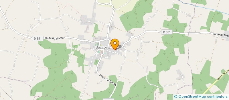 localisation de l'entreprise MONSIEUR BENJAMIN PONCHON  BASCONS