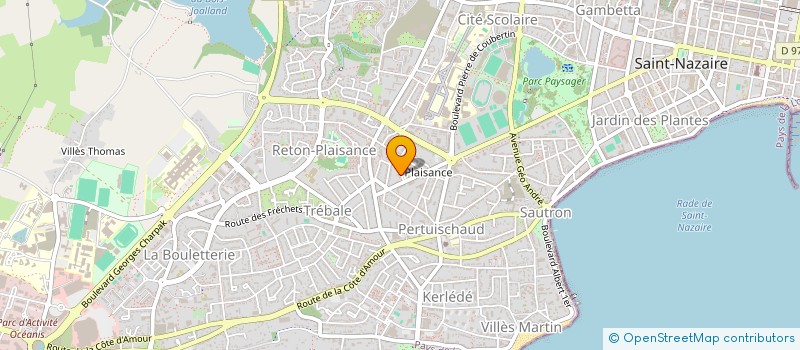 localisation de l'entreprise MONSIEUR BENJAMIN PONROY à SAINT-NAZAIRE