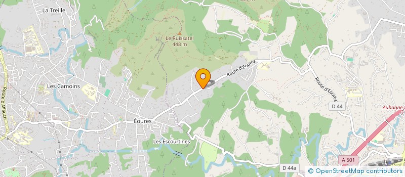 localisation de l'entreprise MONSIEUR BENJAMIN PONS à AUBAGNE