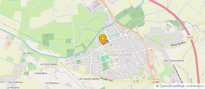 localisation de l'entreprise MONSIEUR BENJAMIN PONTOIRE  LONGUE-JUMELLES