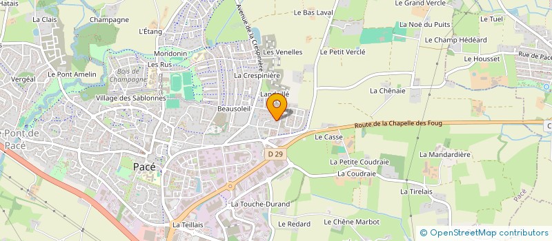 localisation de l'entreprise MONSIEUR BENJAMIN PORCHER  RENNES