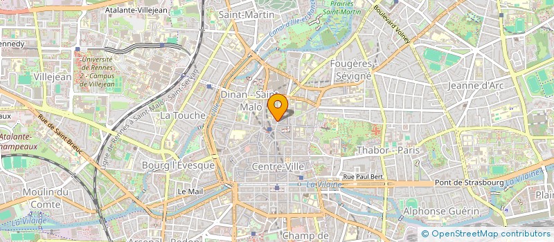 localisation de l'entreprise MONSIEUR BENJAMIN PORTIER  RENNES