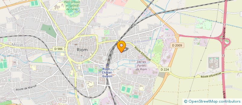 localisation de l'entreprise MONSIEUR BENJAMIN POTET  CHAMALIERES