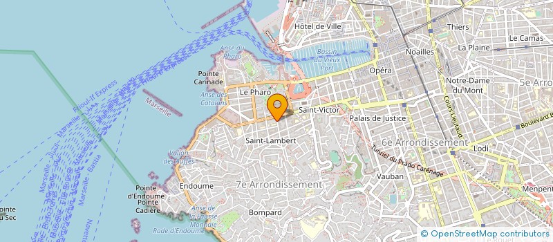 localisation de l'entreprise MONSIEUR BENJAMIN POTET  MARSEILLE