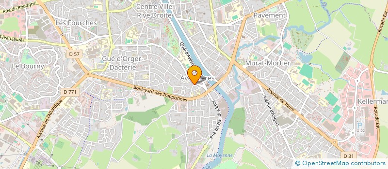 localisation de l'entreprise MONSIEUR BENJAMIN POTTIER  LAVAL