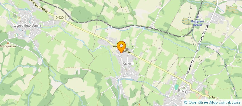 localisation de l'entreprise MONSIEUR BENJAMIN POUBLAN  BUZIET