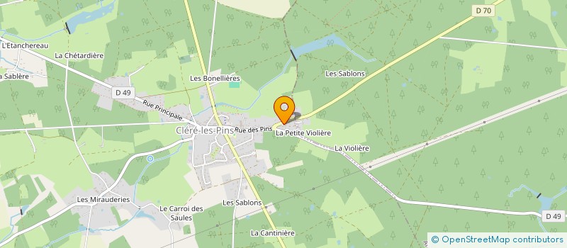 localisation de l'entreprise MONSIEUR BENJAMIN POUGET  AMBILLOU