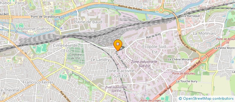 localisation de l'entreprise MONSIEUR BENJAMIN POUGIN à RENNES