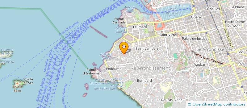 localisation de l'entreprise MONSIEUR BENJAMIN POUJOL DE MOLLIENS  MARSEILLE