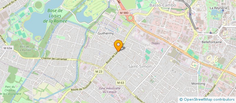 localisation de l'entreprise MONSIEUR BENJAMIN POUPON  TOULOUSE
