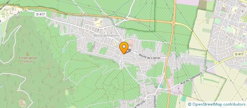 localisation de l'entreprise MONSIEUR BENJAMIN PREISS  WINTZENHEIM