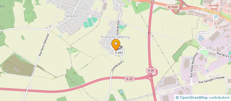 localisation de l'entreprise MONSIEUR BENJAMIN PREVOST  FRANCILLY-SELENCY